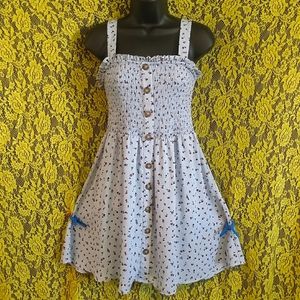 Boho Babydoll Smocked Fit & Flare Tunic